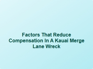 Merging Lane Crash Compensation Reduction Factors